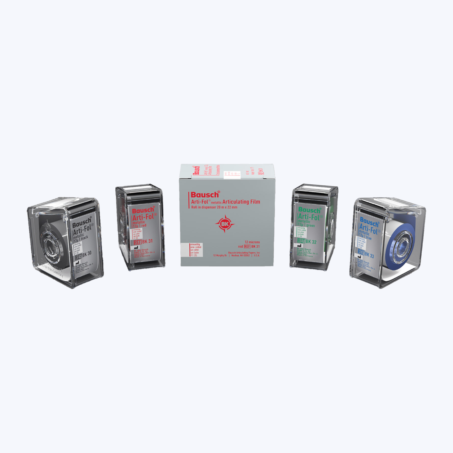 Arti-Fol Plastic in dispenser 1-sided, 22 mm (20 meter, red, 8 )