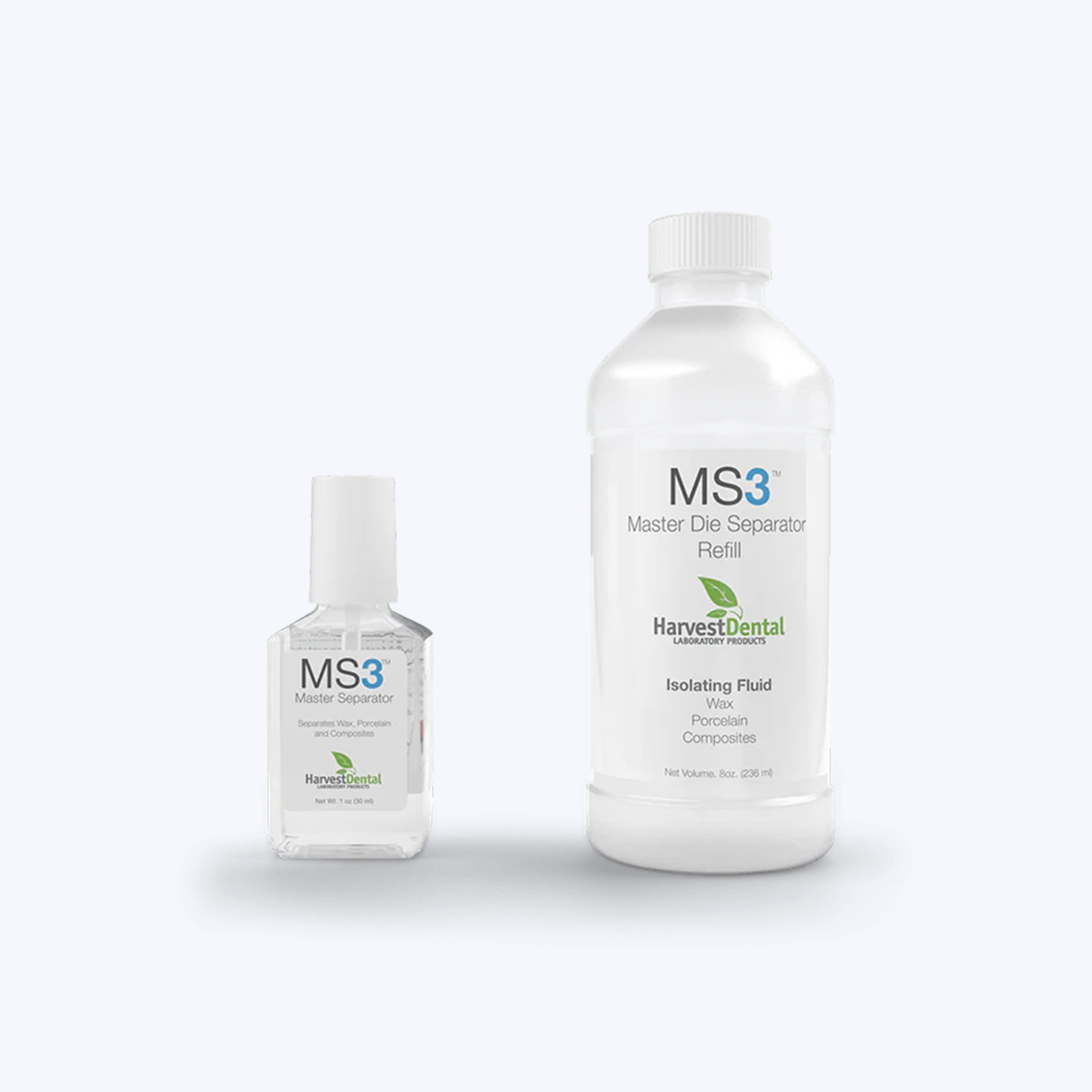 MS3 Master Die Separator 8 oz with 1 oz Brush Bottle