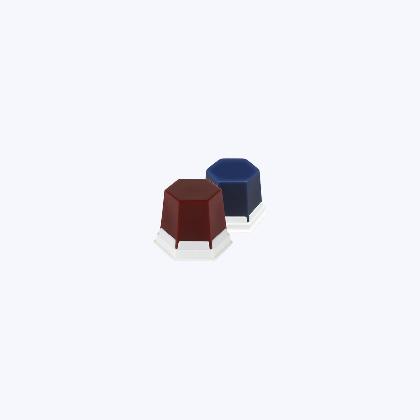 Renfert GEO Classic Cervical Wax Burgundy Transparent