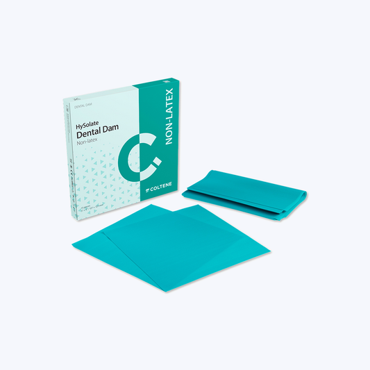 HYGENIC Dental Dam – Non-Latex Medium Green (6" x 6")
