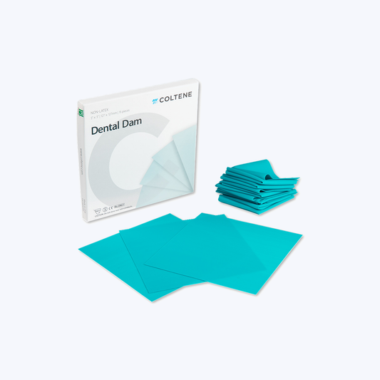 HYGENIC Dental Dam – Non-Latex Medium Green (5" x 5")