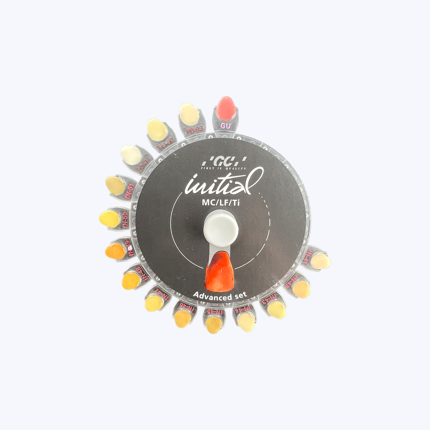 GC Initial MC/LF/Ti Shade Guide – Advanced Set (2-CD)