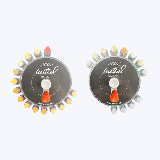 GC Initial MC/LF/Ti Shade Guide – Advanced Set (2-CD)