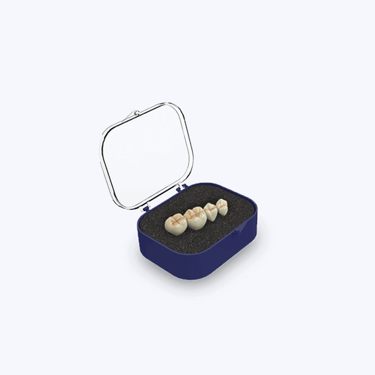 2" Crown Box Round, Clear with Foam