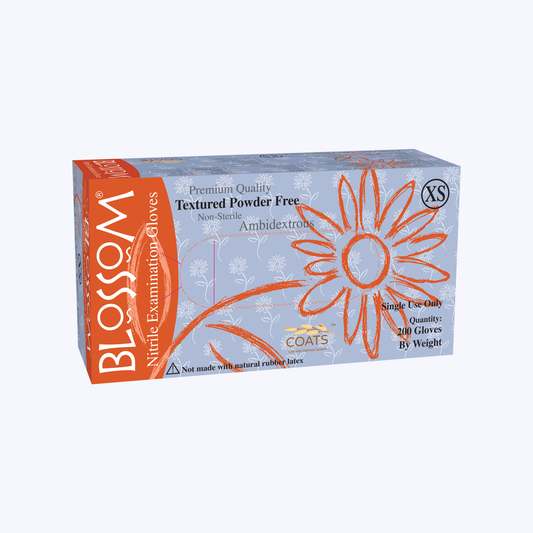 Blossom Powder Free Nitrile Exam  Gloves with C.O.A.T.S 200pcs