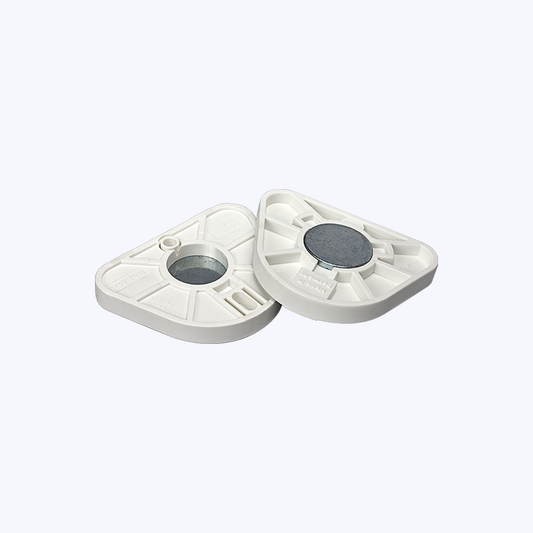 Quick mount plate white w/ disks 20pk